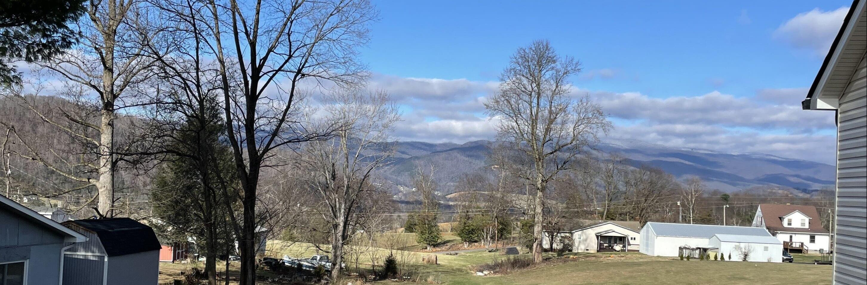 Scenic view of the Tri-Cities area in East Tennessee