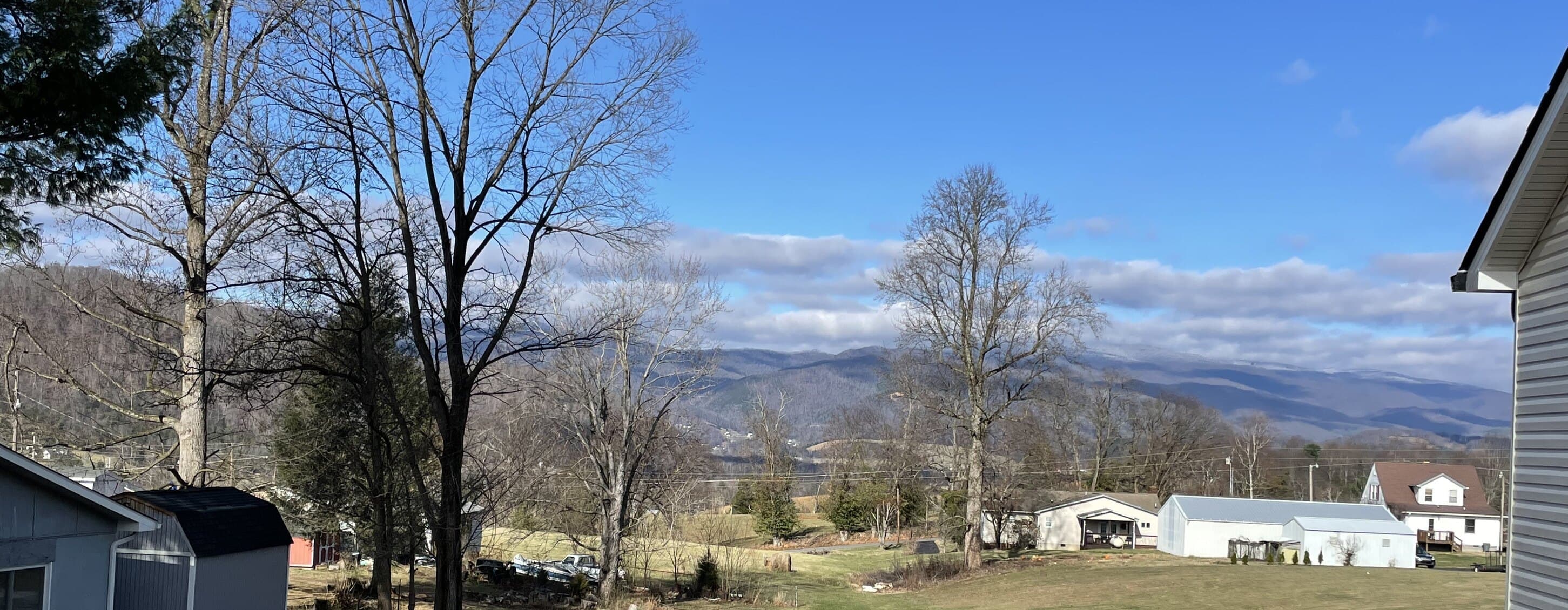 Scenic view of the Tri-Cities area in East Tennessee