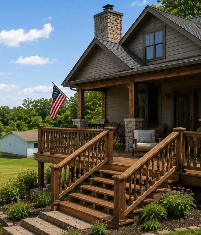 Beautiful home exterior - Trusty Tri Handyman can bring it to You
